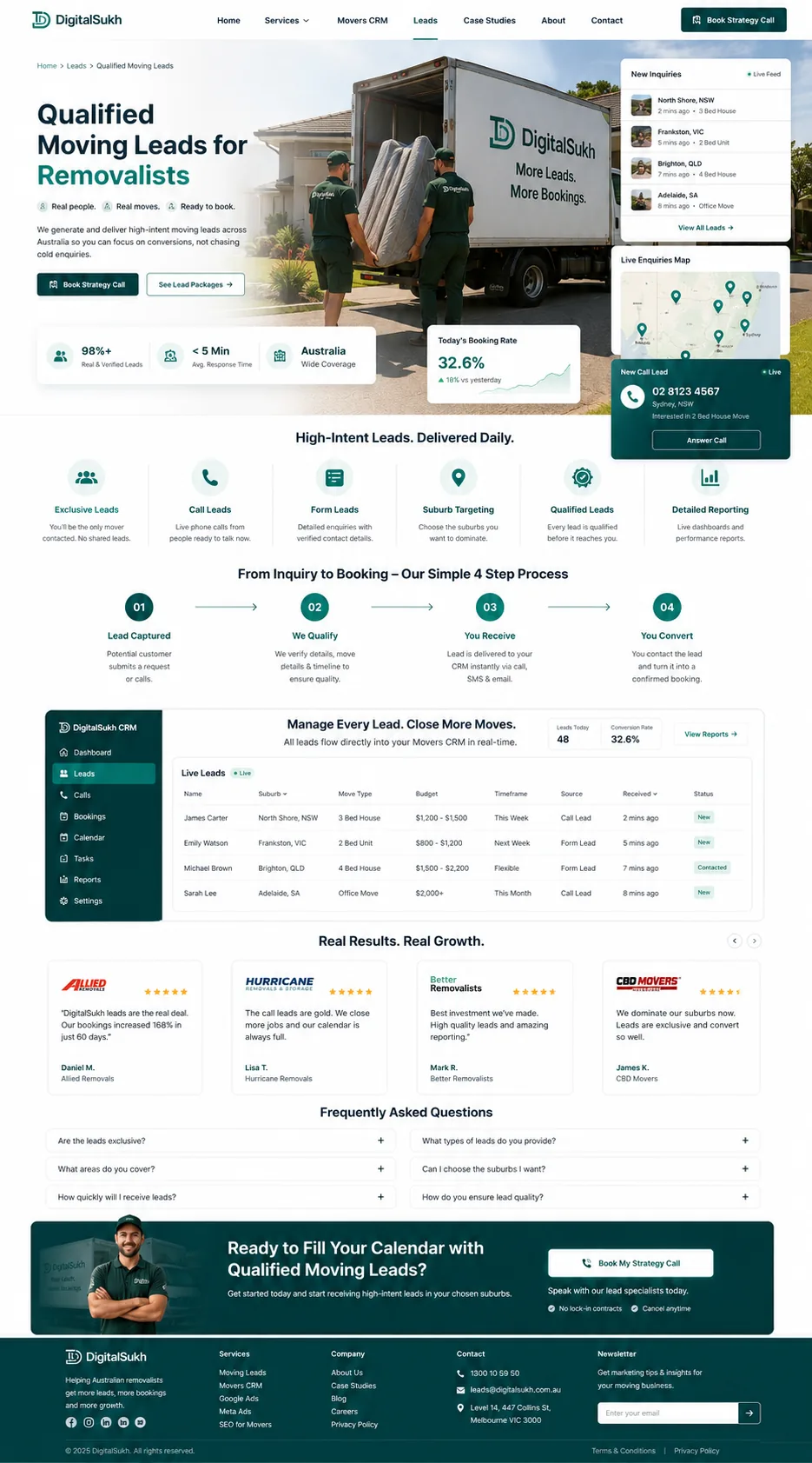 Full generated visual concept for Qualified Moving Leads for Removalists